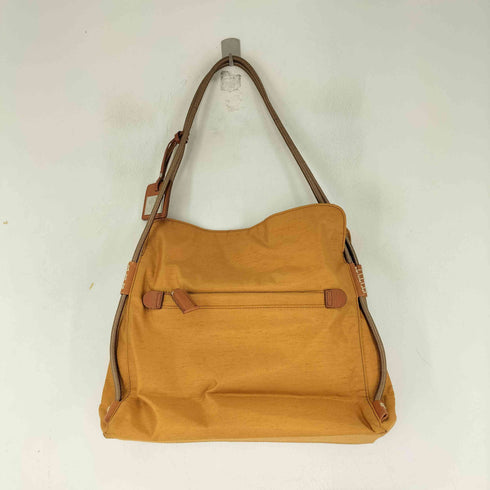 ペレボルサ PELLE BORSA ロゴプレート トートバッグ レディース