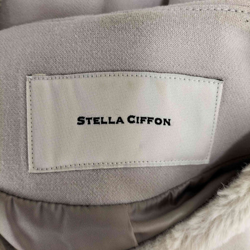 ステラシフォン STELLA CIFFON フェイクファー スイッチングベスト レディース 36