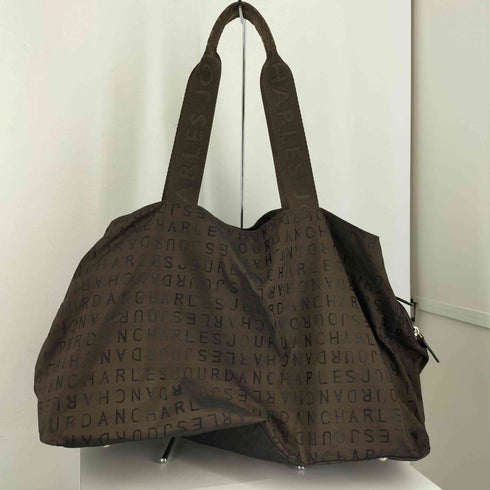 シャルルジョルダン CHARLES JOURDAN 総柄 ナイロン トートバッグ レディース
