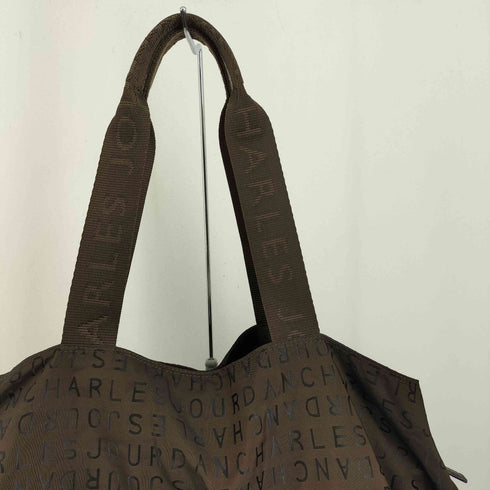 シャルルジョルダン CHARLES JOURDAN 総柄 ナイロン トートバッグ レディース