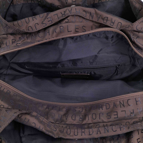 シャルルジョルダン CHARLES JOURDAN 総柄 ナイロン トートバッグ レディース