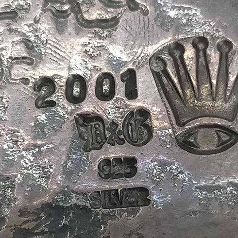 DICKY&GRANDMASTER SILVER925刻印 HANDMADE クロスデザインプレートネックレス メンズ