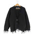 パーバーズ PERVERZE Crash Wide Knit Cardigan クラッシュワイドニットカーディガン レディース FREE