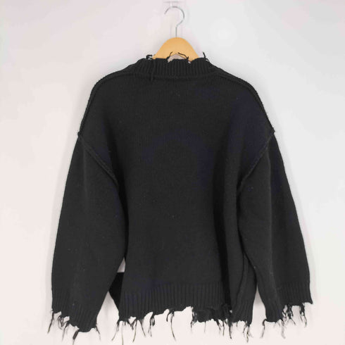 パーバーズ PERVERZE Crash Wide Knit Cardigan クラッシュワイドニットカーディガン レディース FREE