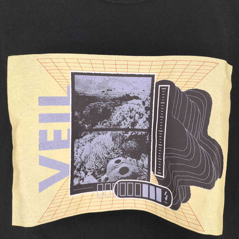 VEIL 別注 サイドヘムロゴTシャツ レディース