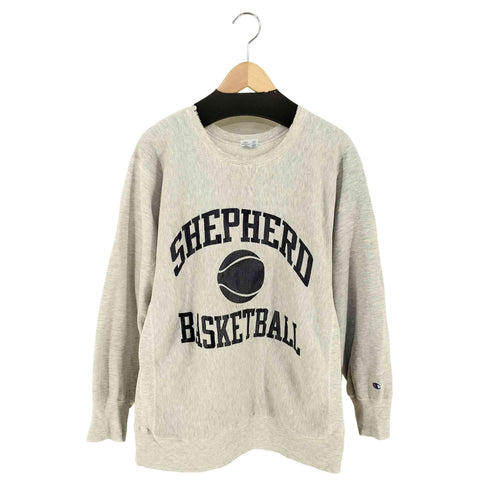 チャンピオン Champion USA製 刺繍タグ REVERSE WEAVE クルーネックスウェット SHEPHERD BASKETBALL メンズ import:XL