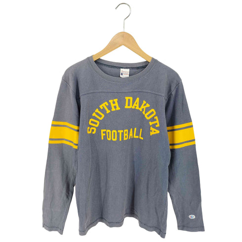 チャンピオン Champion 復刻 ランタグ フットボールTシャツ SOUTH DAKOTA FOOTBALL メンズ L