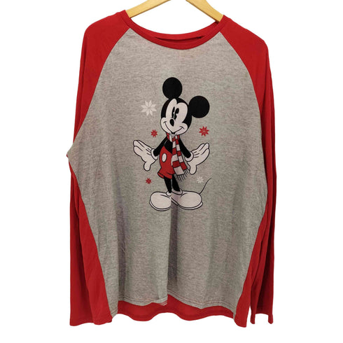 テーマパーク キャラクター ラグラン L/S カットソー メンズ L/S