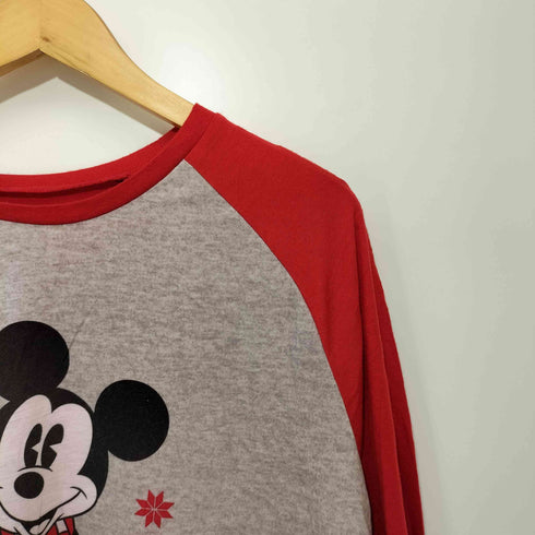 テーマパーク キャラクター ラグラン L/S カットソー メンズ L/S