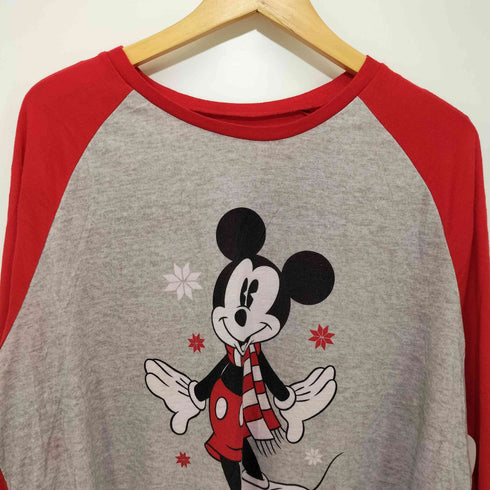 テーマパーク キャラクター ラグラン L/S カットソー メンズ L/S