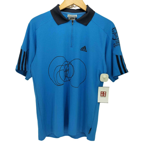 アディダス adidas 00S サークル プリント S/S ポロシャツ メンズ import:XS