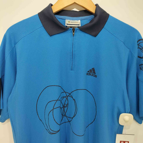 アディダス adidas 00S サークル プリント S/S ポロシャツ メンズ import:XS