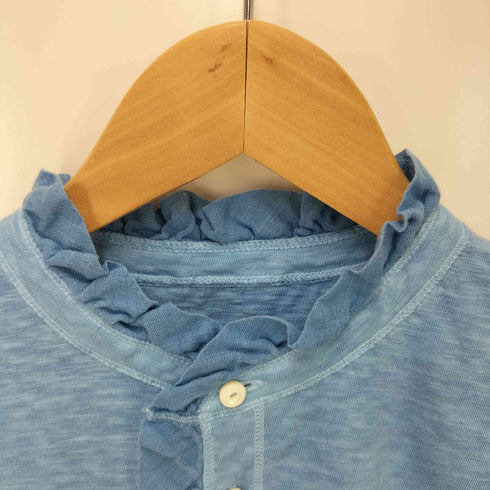 フォーティーファイブアール 45R 25SS 天竺の四角ヘンリーネックTシャツ レディース JPN:2