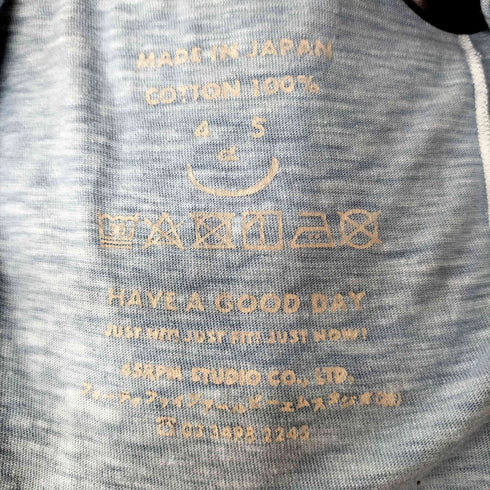 フォーティーファイブアール 45R 25SS 天竺の四角ヘンリーネックTシャツ レディース JPN:2