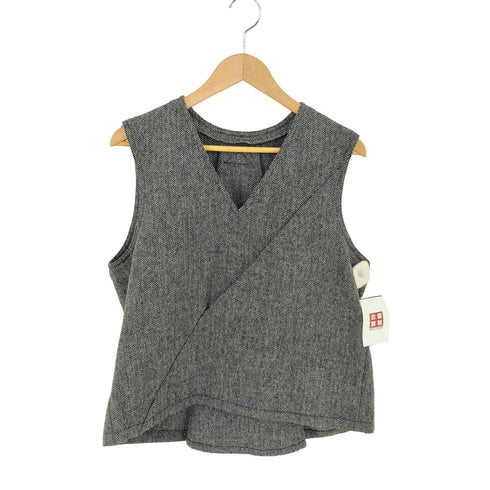 ジェイプレス J.PRESS LOVAT TWEED スラッシュポケット ベスト メンズ M