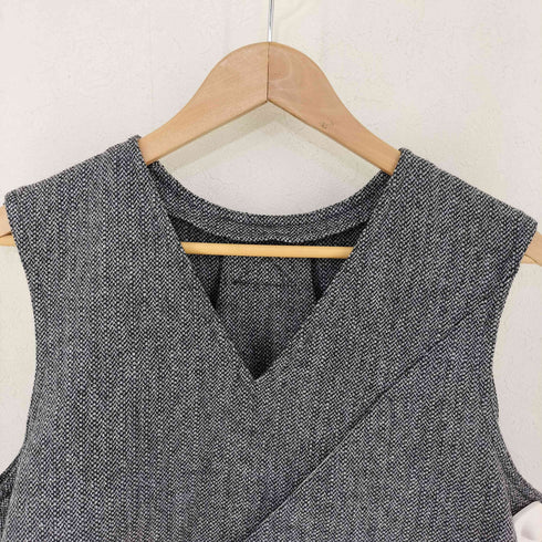 ジェイプレス J.PRESS LOVAT TWEED スラッシュポケット ベスト メンズ M