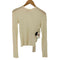 25SS BABACO TWISTED COTTON BACK TIED ロングスリーブプルオーバー レディース JPN:1