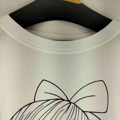 メルシーボークー mercibeaucoup フロントプリント S/S Tシャツ レディース 1