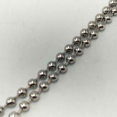 アドラー ADRER サージカル ステンレス ボールチェーン ネックレス メンズ