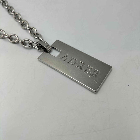 アドラー ADRER サージカル ステンレス ドックタグ ネックレス メンズ