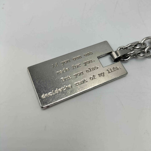 アドラー ADRER サージカル ステンレス ドックタグ ネックレス メンズ