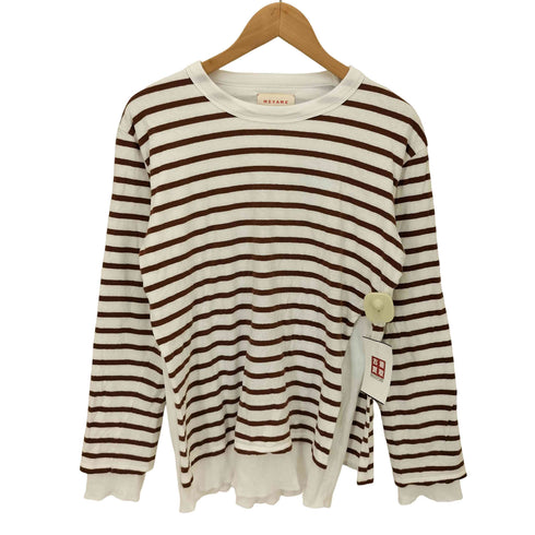 メヤメ MEYAME 23AW BORDER DOUBLE LONG SLEEVE TEE レディース JPN:0