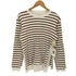 メヤメ MEYAME 23AW BORDER DOUBLE LONG SLEEVE TEE レディース JPN:0