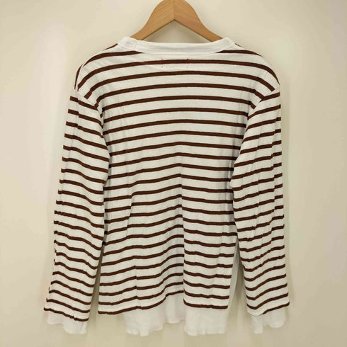 メヤメ MEYAME 23AW BORDER DOUBLE LONG SLEEVE TEE レディース JPN:0