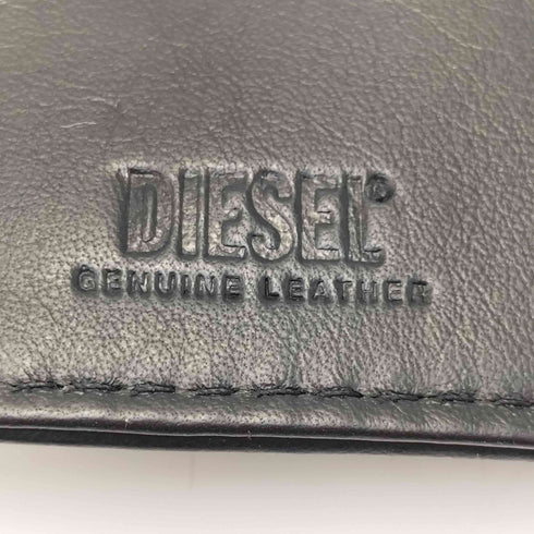 ディーゼル DIESEL ロゴ 型押し L字ジップ 4連 キーケース ミニウォレット メンズ ONE SIZE