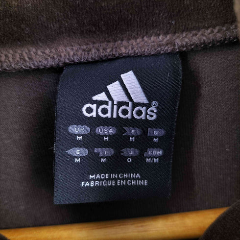 アディダス adidas 00S ロゴ刺繍 ベロア トラックジャケット メンズ O