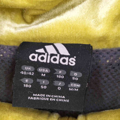 アディダス adidas 00S ラバーロゴ ロゴ刺繍 ベロアトラックジャケット メンズ O