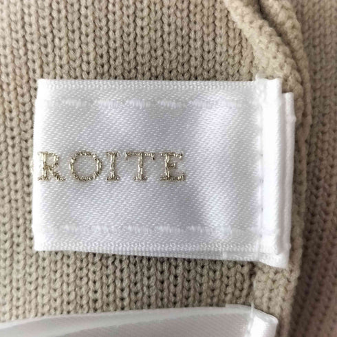 リヴドロワ RIVE DROITE 25SS ボリュームスリーブニットカーデ レディース JPN:2