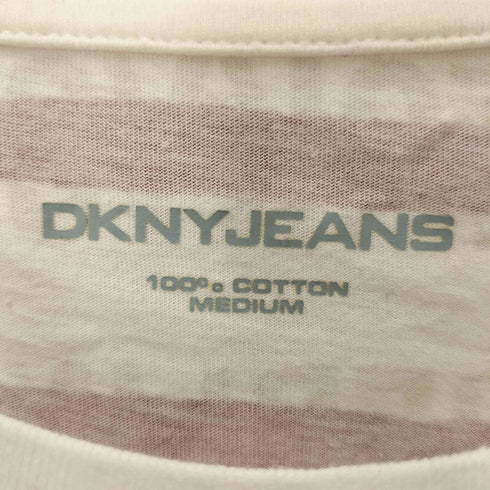 ダナキャランニューヨークジーンズ DKNY JEANS クルーネック グラフィック L/S Tシャツ メンズ import:M