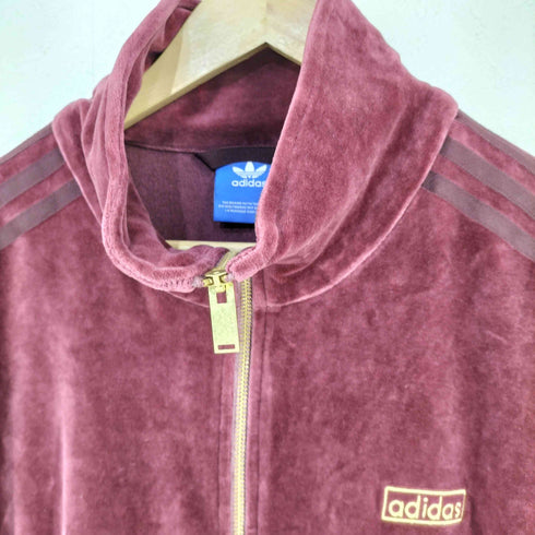 アディダスオリジナルス adidas Originals ロゴ刺繍 ベロア トラックジャケット メンズ O