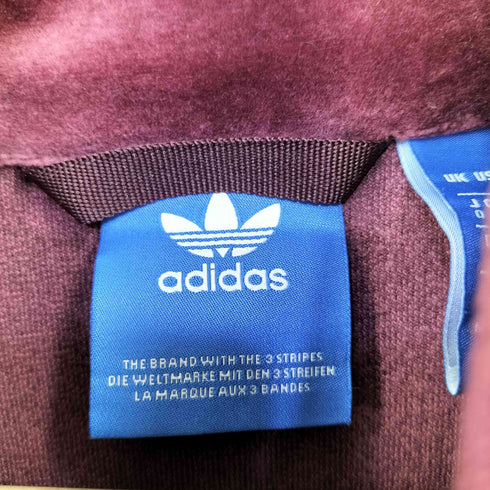 アディダスオリジナルス adidas Originals ロゴ刺繍 ベロア トラックジャケット メンズ O