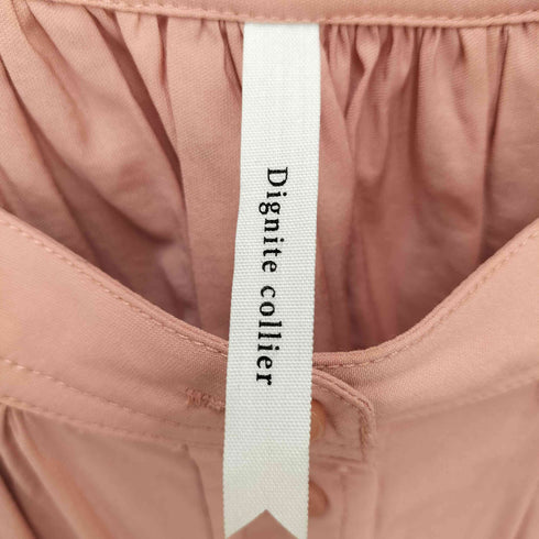ディニテコリエ Dignite Collier 22AW 袖リブラグランブラウス レディース FREE