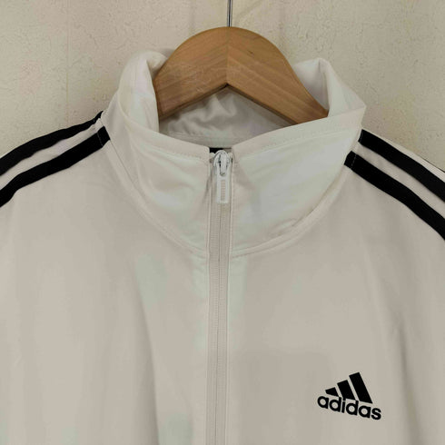 アディダス adidas AEROREADY 3ストライプウインドブレーカー トラックジャケット メンズ JPN:L