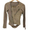 No No Yes THREE ROCK'N LEATHER TAILOR STEER HIDE LEATHER ダブル レザー ライダース ジャケット レディース import:XS