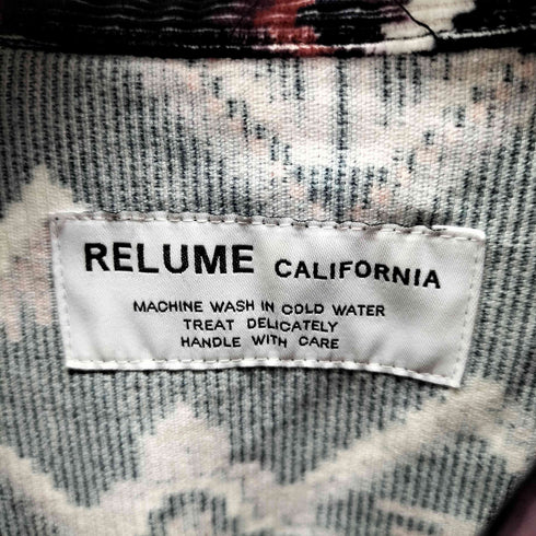 ジャーナルスタンダードレリューム JOURNAL STANDARD relume CALIFORNIA プリントコーデュロイ トラッカージャケット メンズ JPN:L