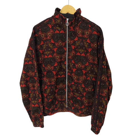 アディダス adidas コーデュロイ花柄トラックジャケット メンズ import:M