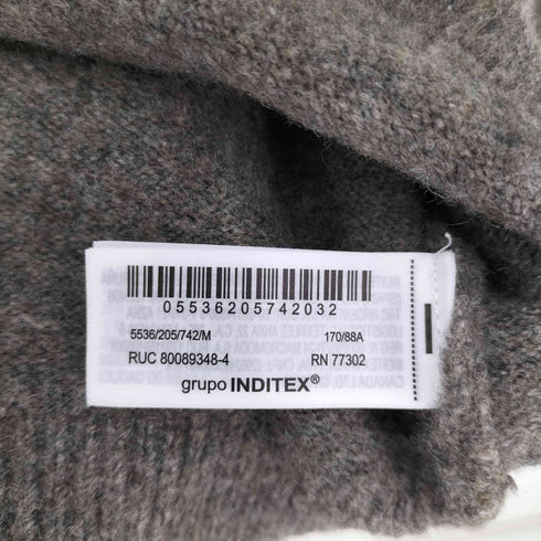 ザラ ZARA メタル ボール ボタン ニット ジャケット レディース import:M