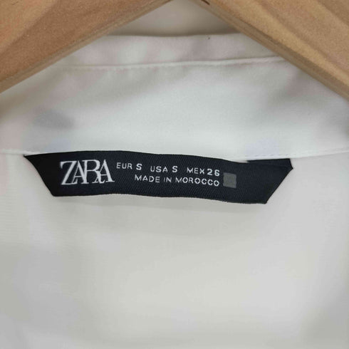 ザラ ZARA SATIN BASIC SHIRT サテン ベーシック シャツ レディース import:S