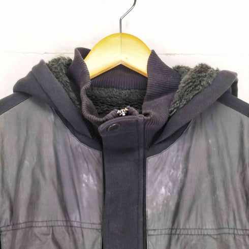 アルマーニエクスチェンジ ARMANI EXCHANGE 裏ボア 素材切替 マウンテンパーカー メンズ L