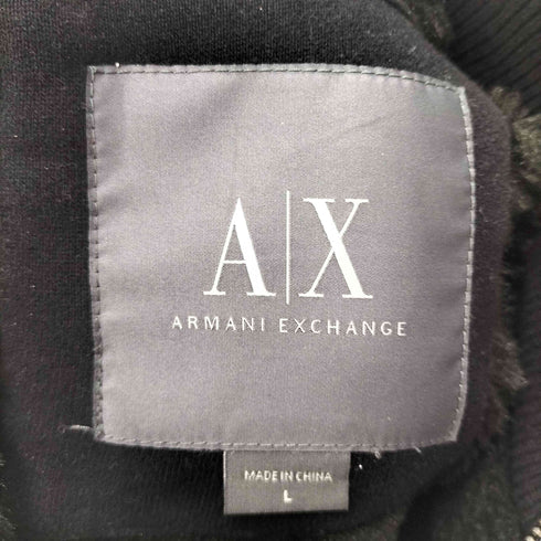 アルマーニエクスチェンジ ARMANI EXCHANGE 裏ボア 素材切替 マウンテンパーカー メンズ L