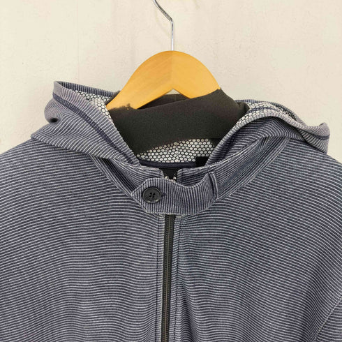 アルマーニエクスチェンジ ARMANI EXCHANGE 袖ロゴ ボーダーダブルジップパーカー メンズ XL