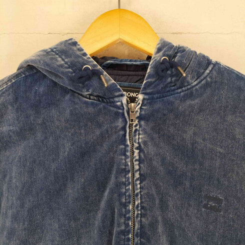 ビラボン BILLABONG インディゴ ベロアフーデッドブルゾン サーフジャケット メンズ L
