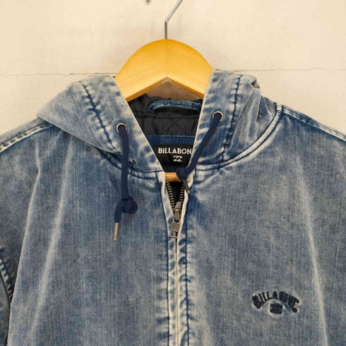 ビラボン BILLABONG インディゴ ベロアフーデッドブルゾン サーフジャケット メンズ L