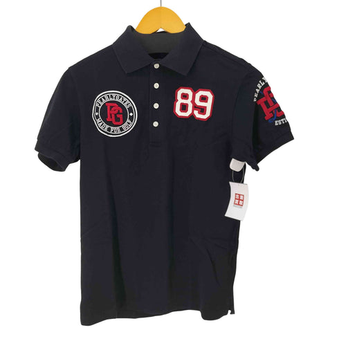 パーリーゲイツ PEARLY GATES S/S フロントワッペン鹿の子ポロシャツ メンズ JPN:4