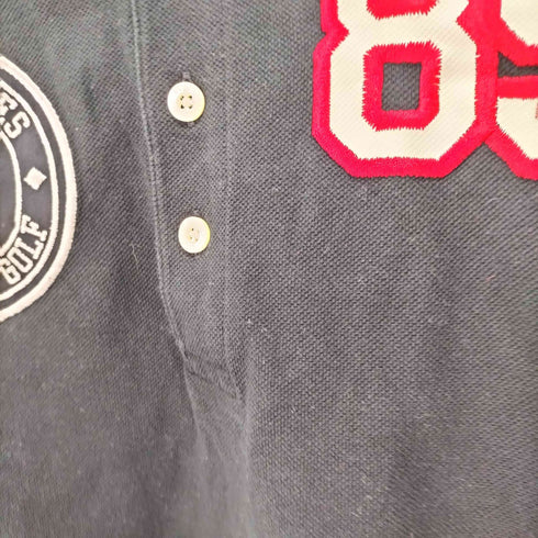 パーリーゲイツ PEARLY GATES S/S フロントワッペン鹿の子ポロシャツ メンズ JPN:4