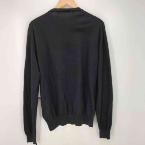 プラダ PRADA クルーネック L/S コットン ニット メンズ EUR:46